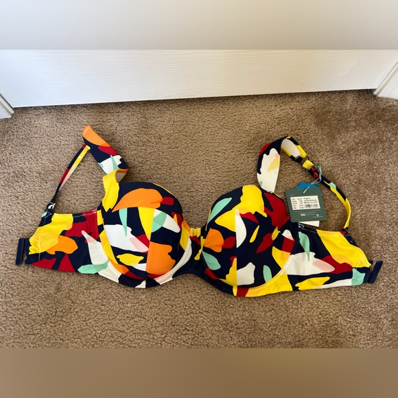 NWT Panache Bette Balcony Bikini Top in Puglia Print - Picture 4 of 8